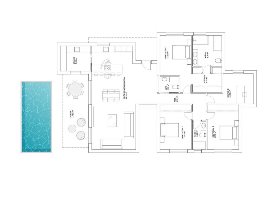 Новобудова - Вілла - Monforte del Cid - La Capitana
