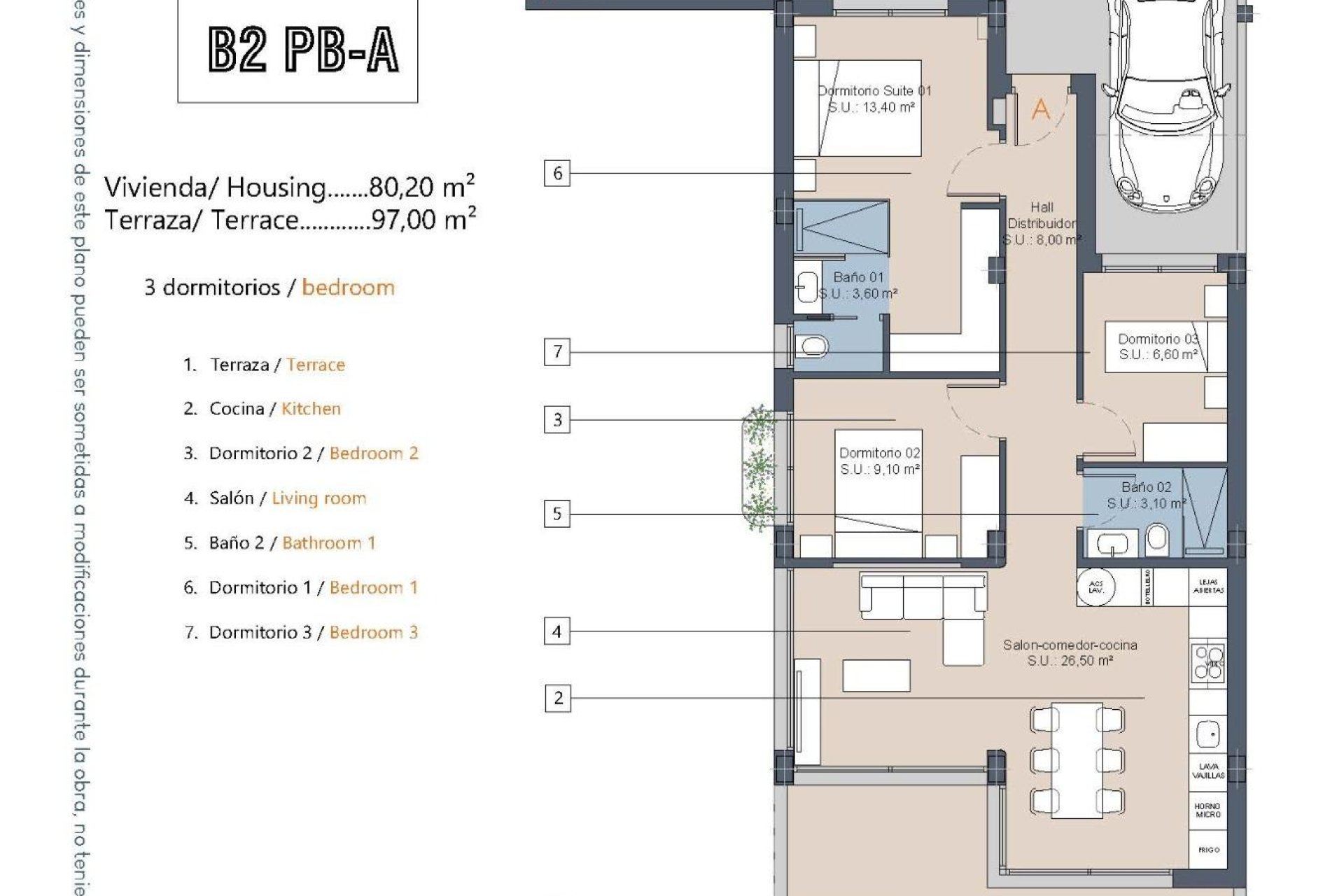 Новострой - Бунгало - Los Alcazares - Serena Golf