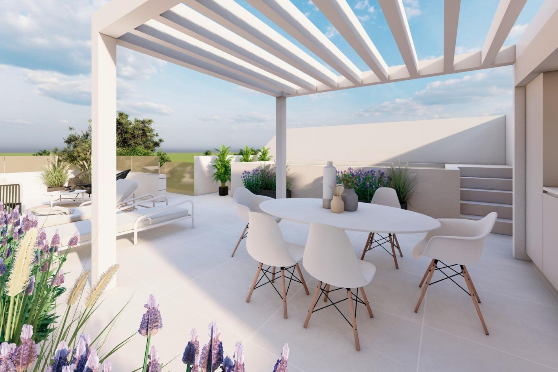 Новострой - Бунгало - Pilar de la Horadada - pueblo