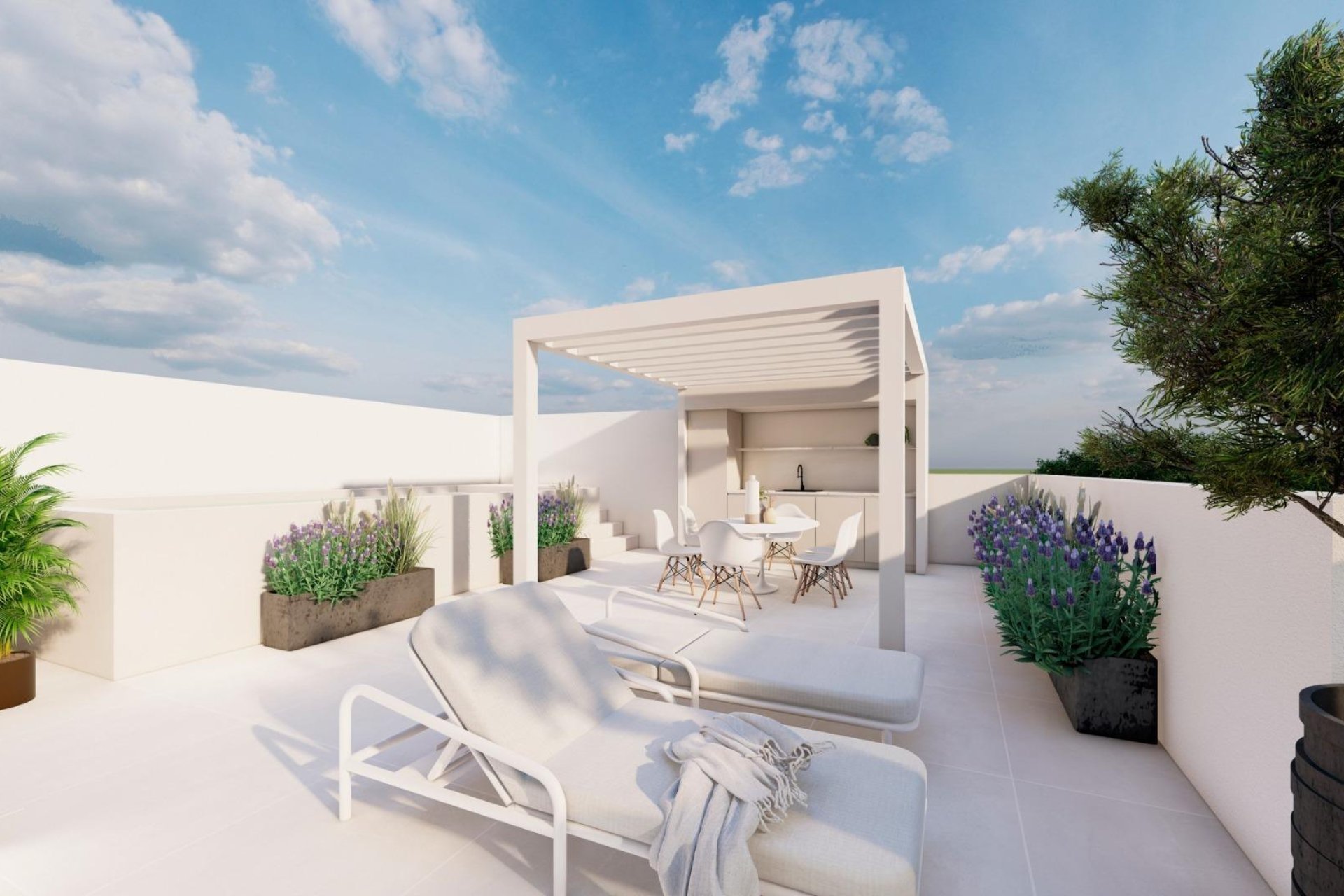 Новострой - Бунгало - Pilar de la Horadada - pueblo