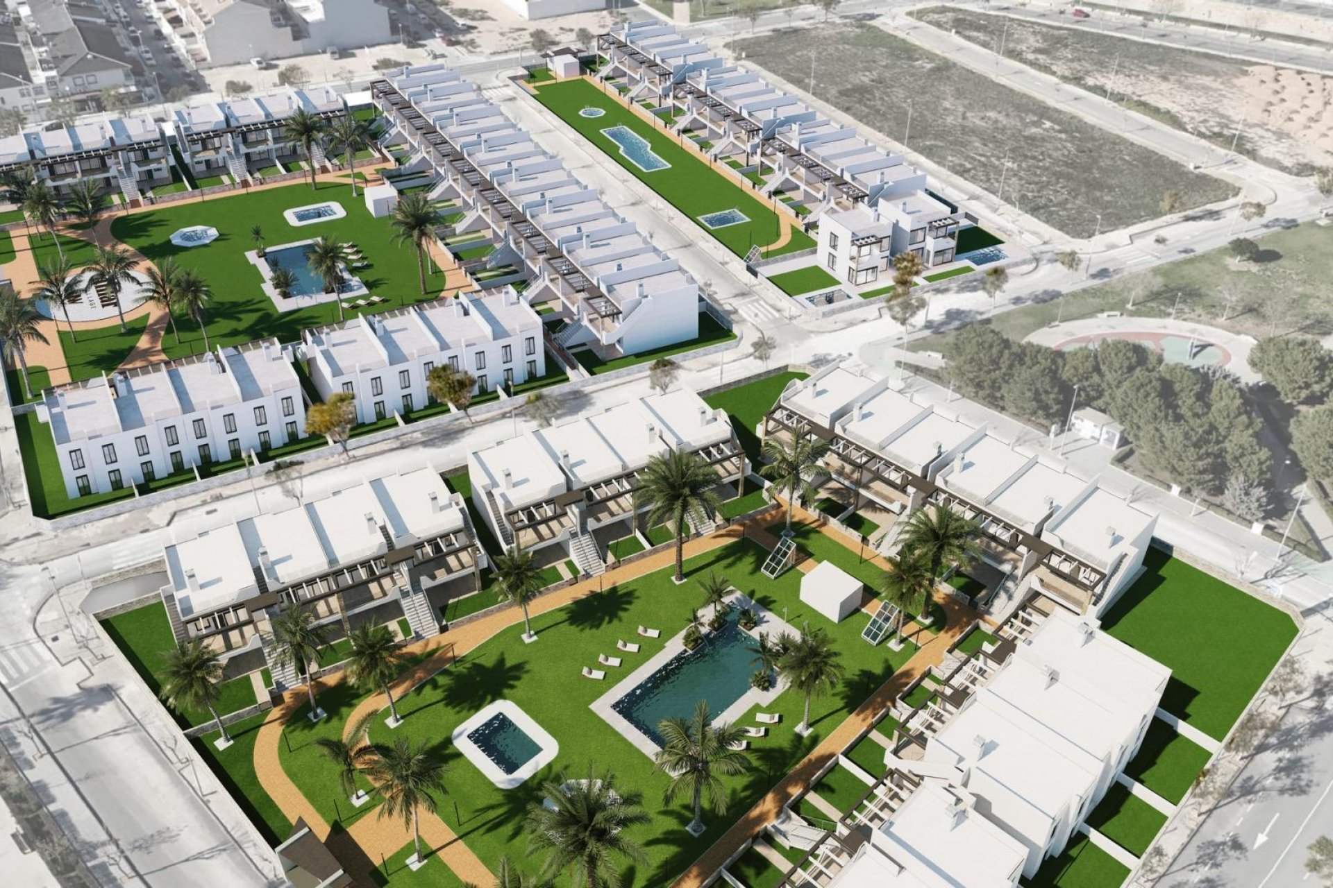 Новострой - Бунгало - Pilar de la Horadada - pueblo