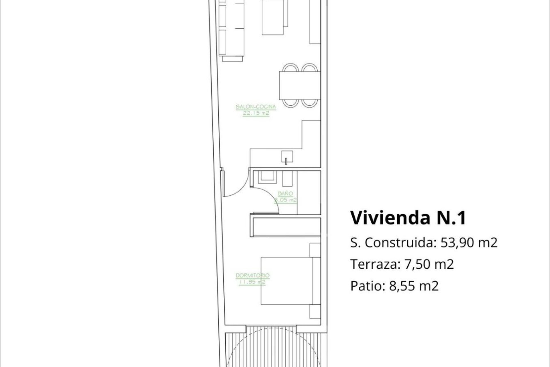 Новострой - Бунгало - San Pedro del Pinatar - Los Antolinos