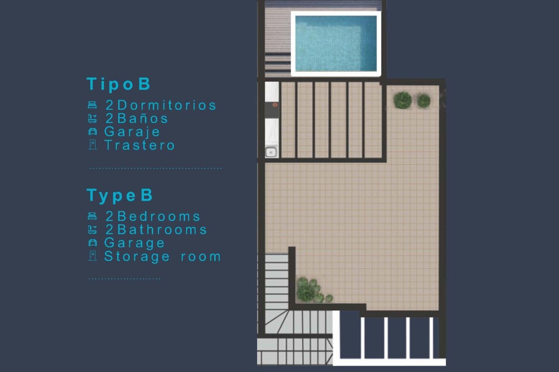 Новострой - Бунгало - San Pedro del Pinatar - Los Pinos