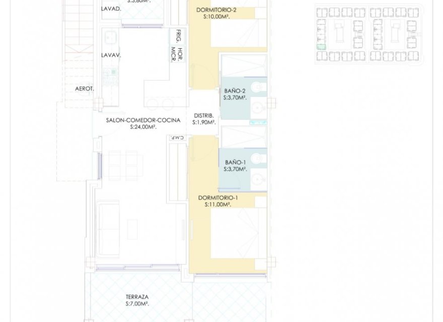 Новострой - Бунгало - Torrevieja - Los Balcones