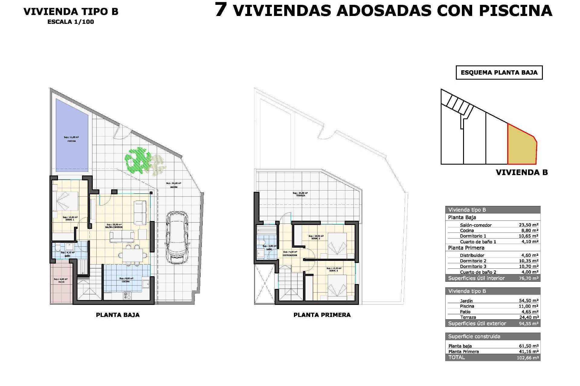 Новострой - Дуплекс - Pilar de la Horadada - pueblo