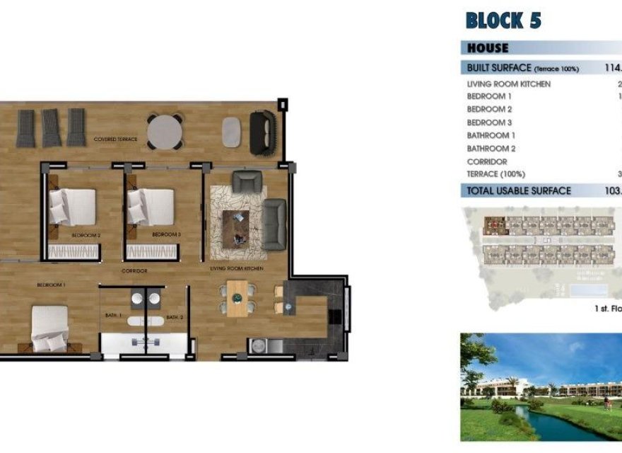 Новострой - Квартира - Los Alcazares - La Serena Golf