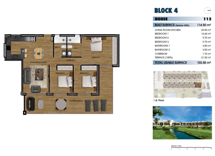 Новострой - Квартира - Los Alcazares - La Serena Golf