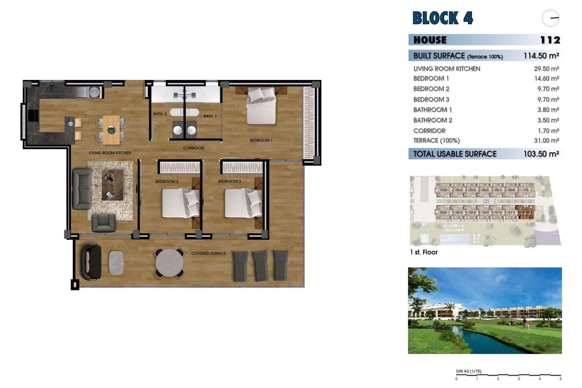 Новострой - Квартира - Los Alcazares - La Serena Golf