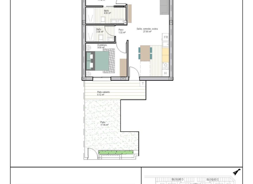 Новострой - Квартира - Torre Pacheco - San Cayetano