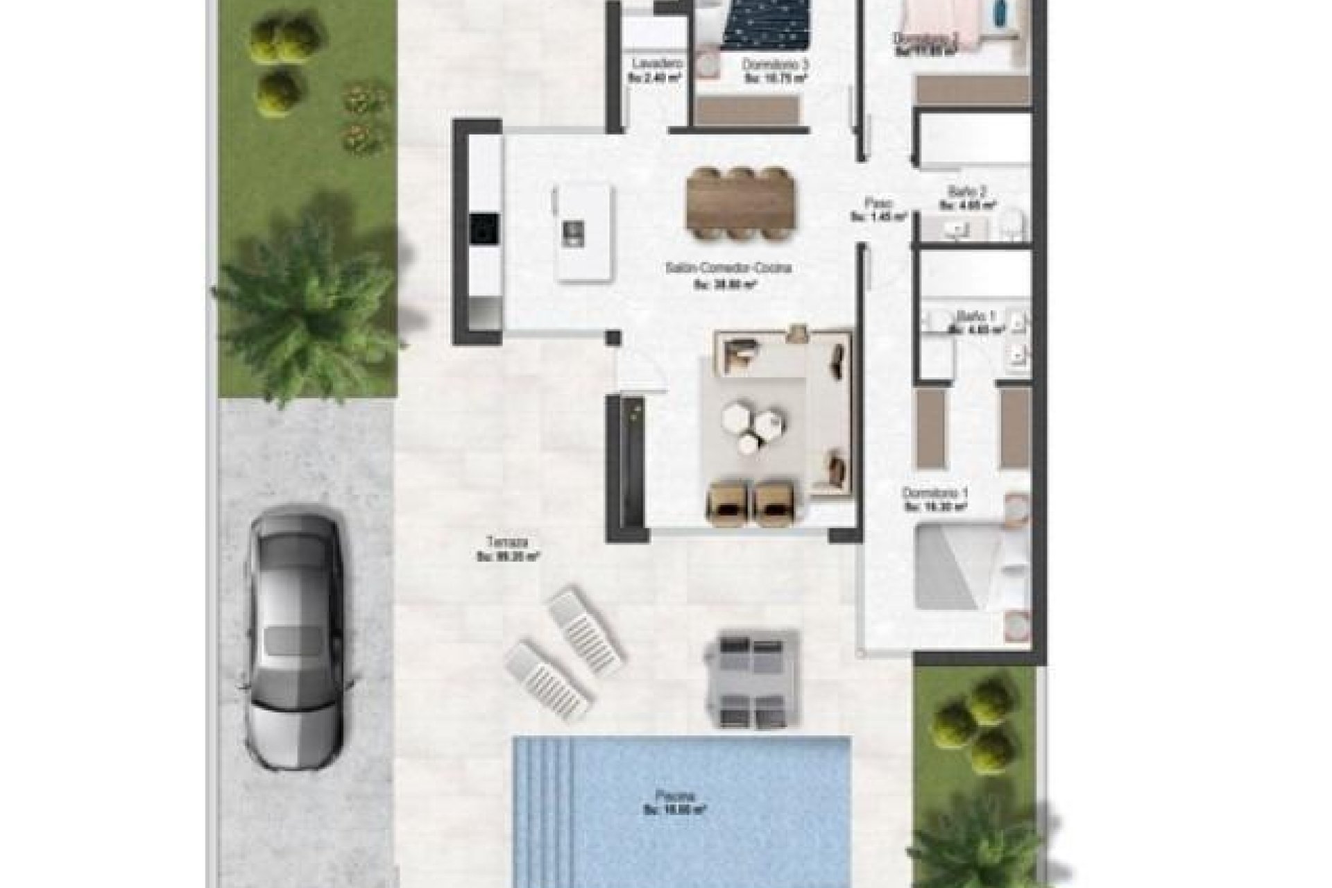 Новострой - Вилла - Baños y Mendigo - Altaona Golf