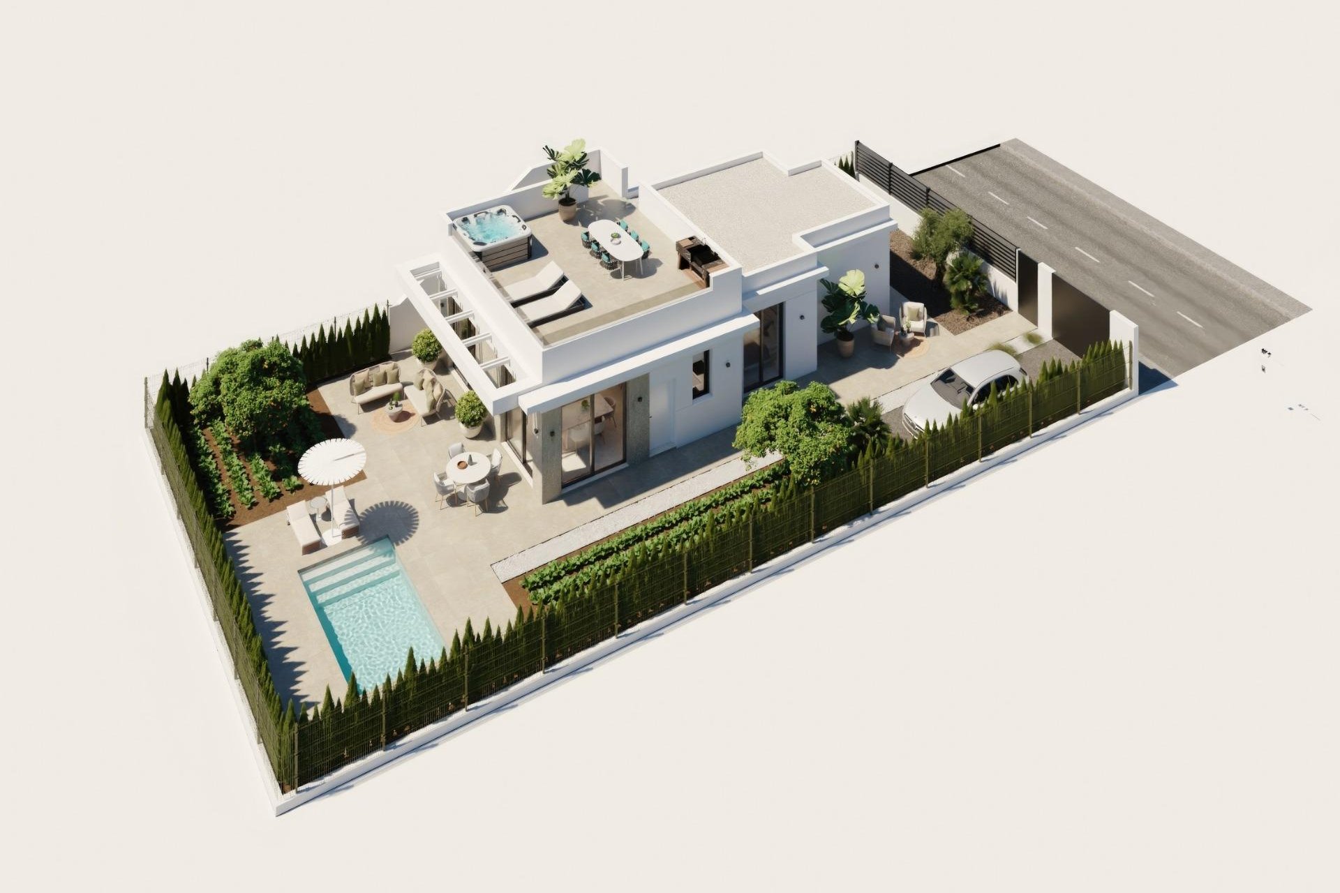 Новострой - Вилла - Fuente Alamo - Hacienda Del Álamo Golf