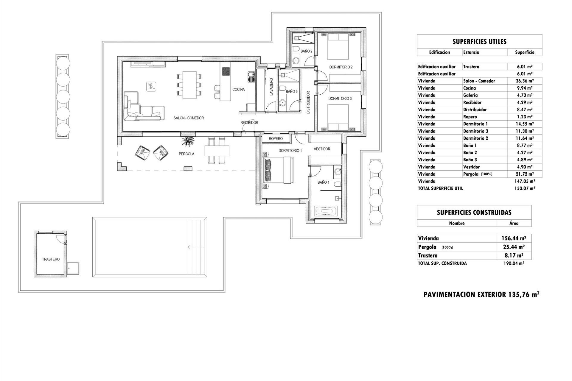 Новострой - Вилла - Monforte del Cid - Poligono 19