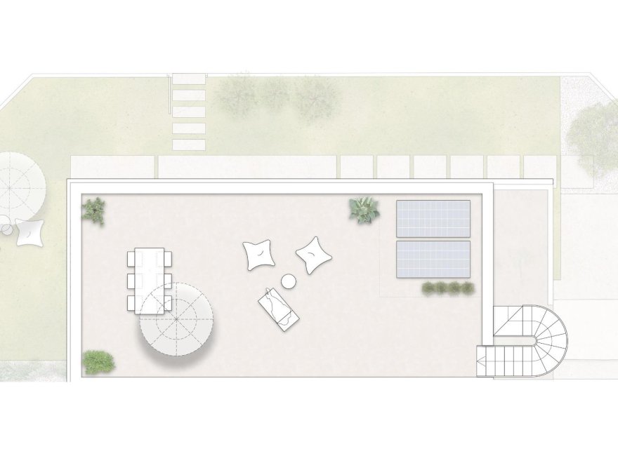 Новострой - Вилла - Pilar de la Horadada - pueblo