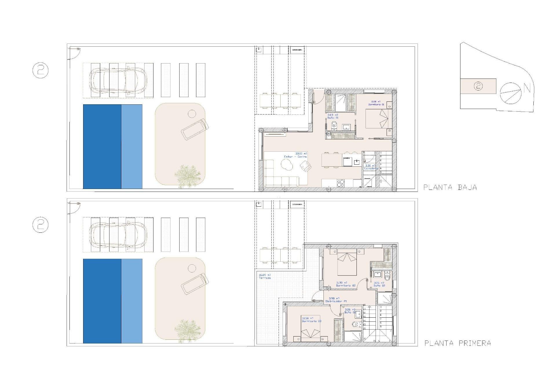 Новострой - Вилла - San Pedro del Pinatar - Centro