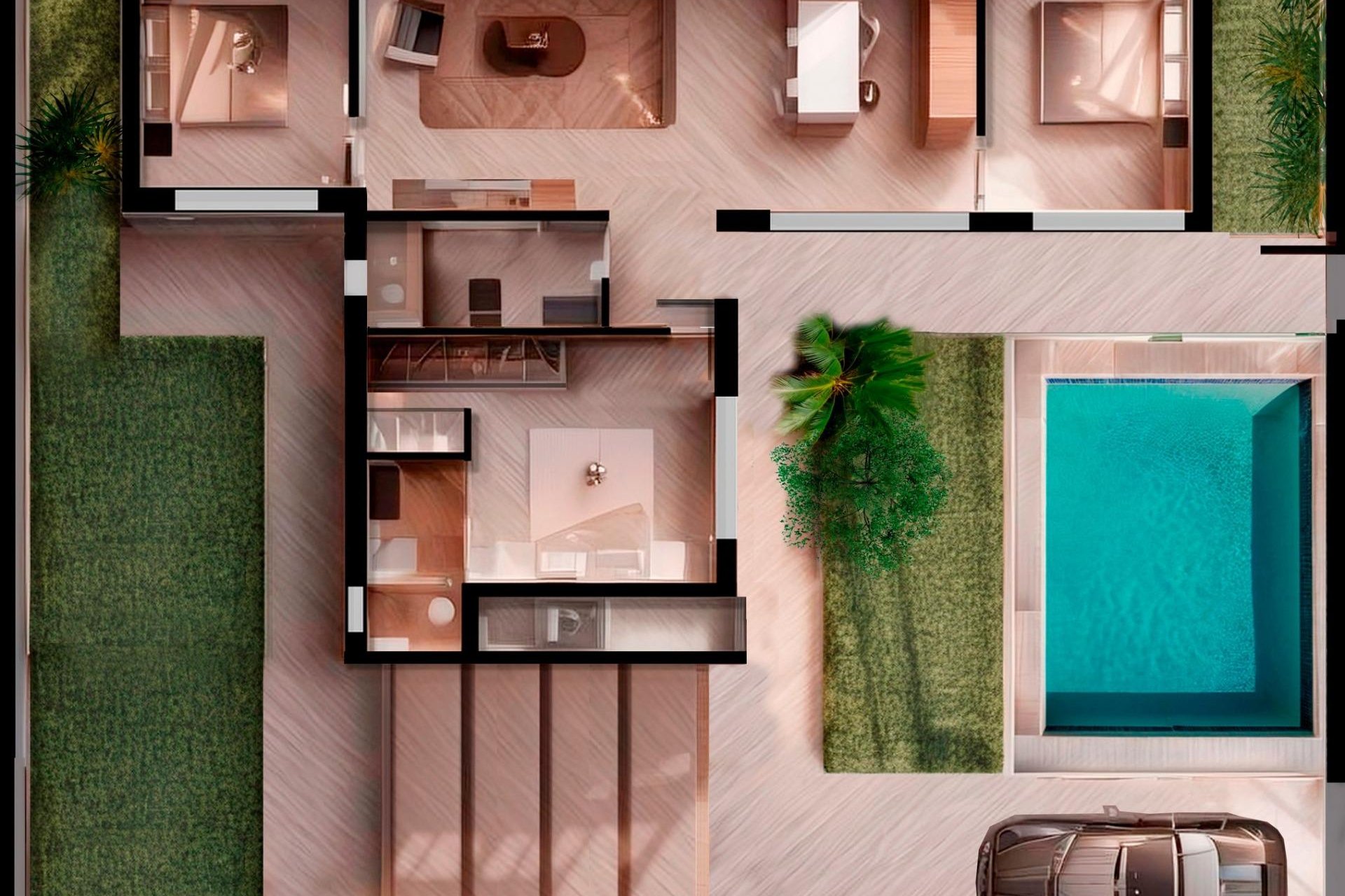 Новострой - Вилла - Torre Pacheco - Roldán