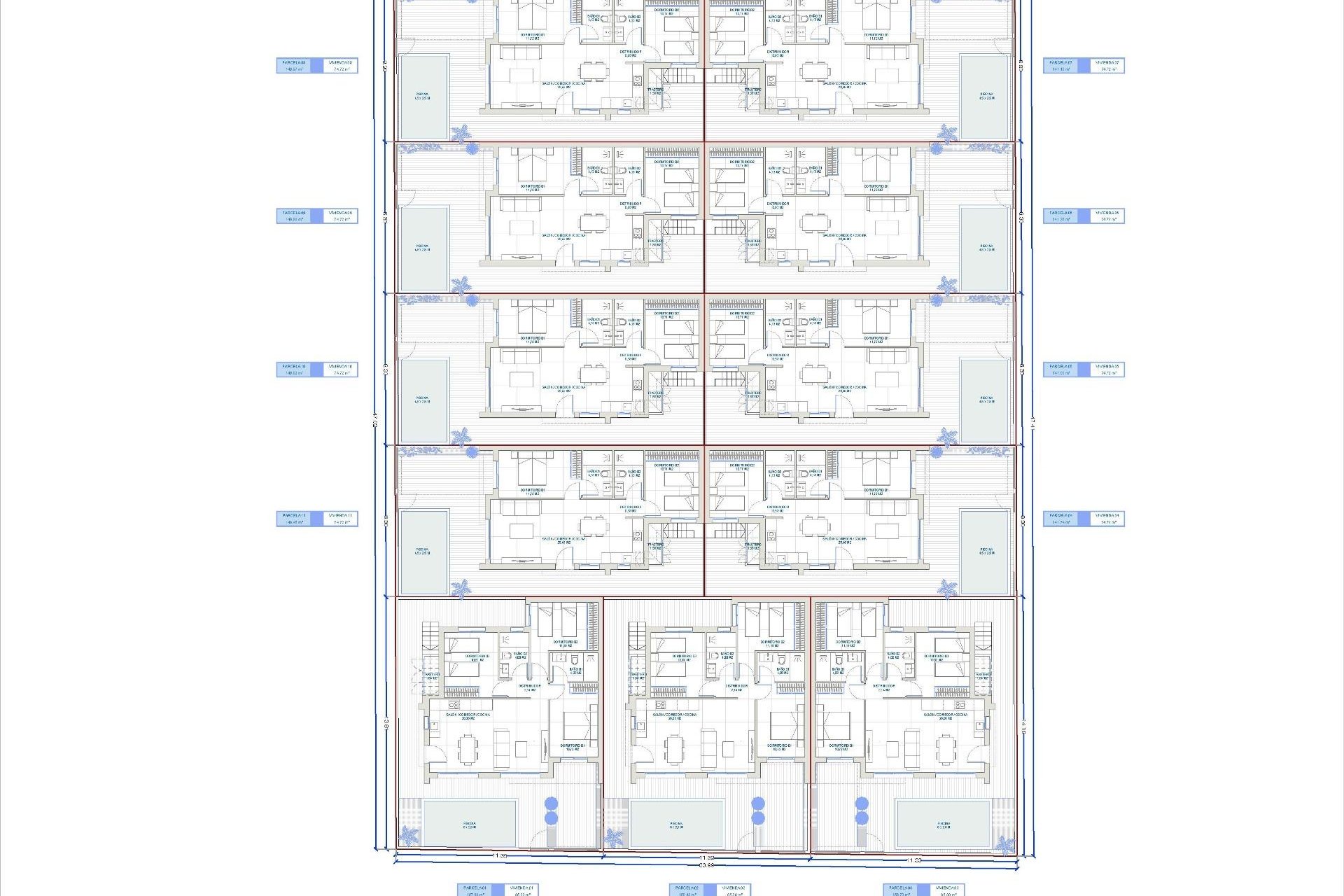 Новострой - Вилла - Torre Pacheco - Roldán