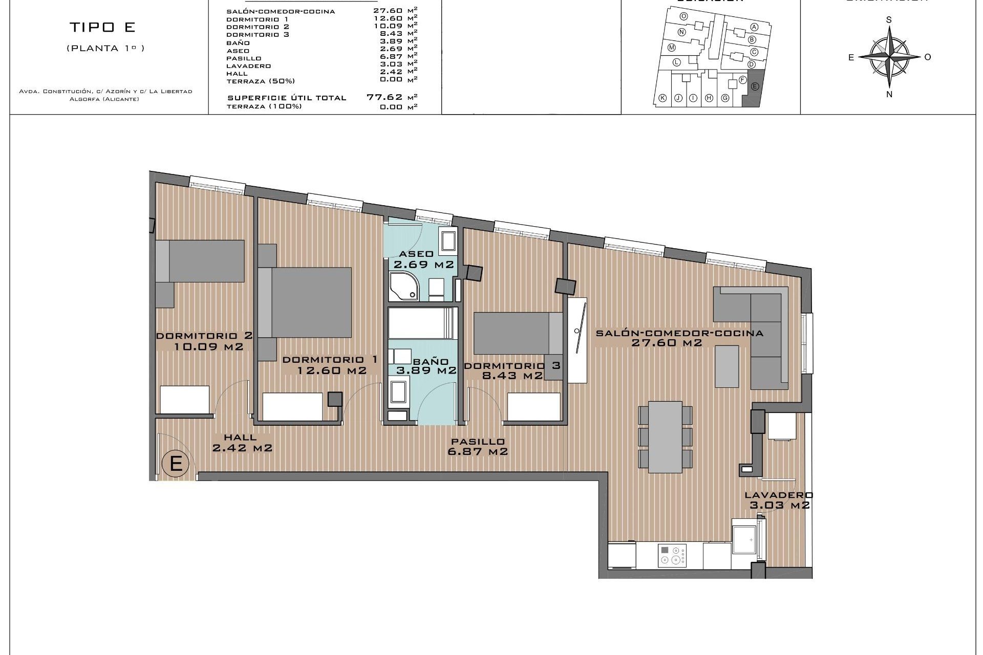 Nowa konstrukcja - Apartament - Algorfa - Pueblo