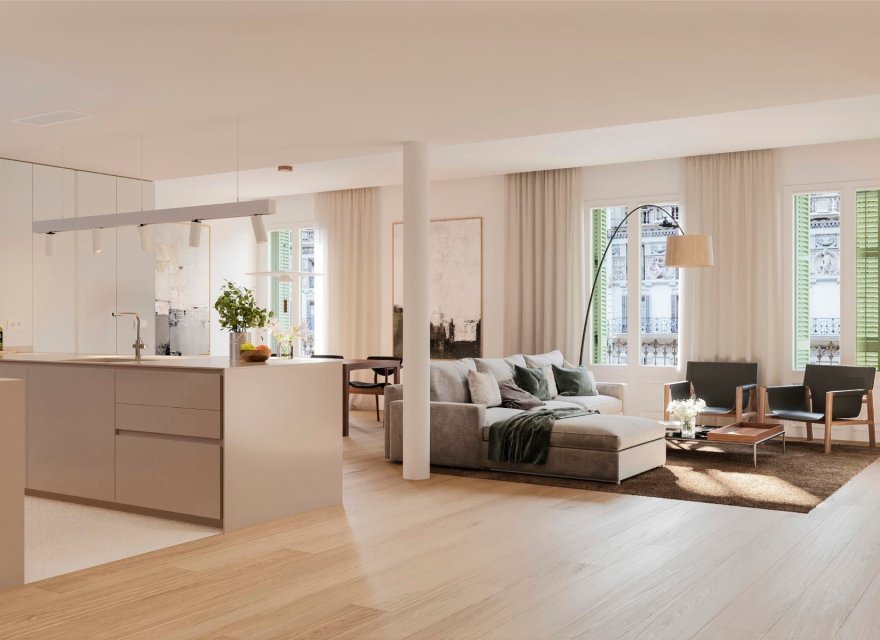 Nowa konstrukcja - Apartament - Barcelona - Eixample