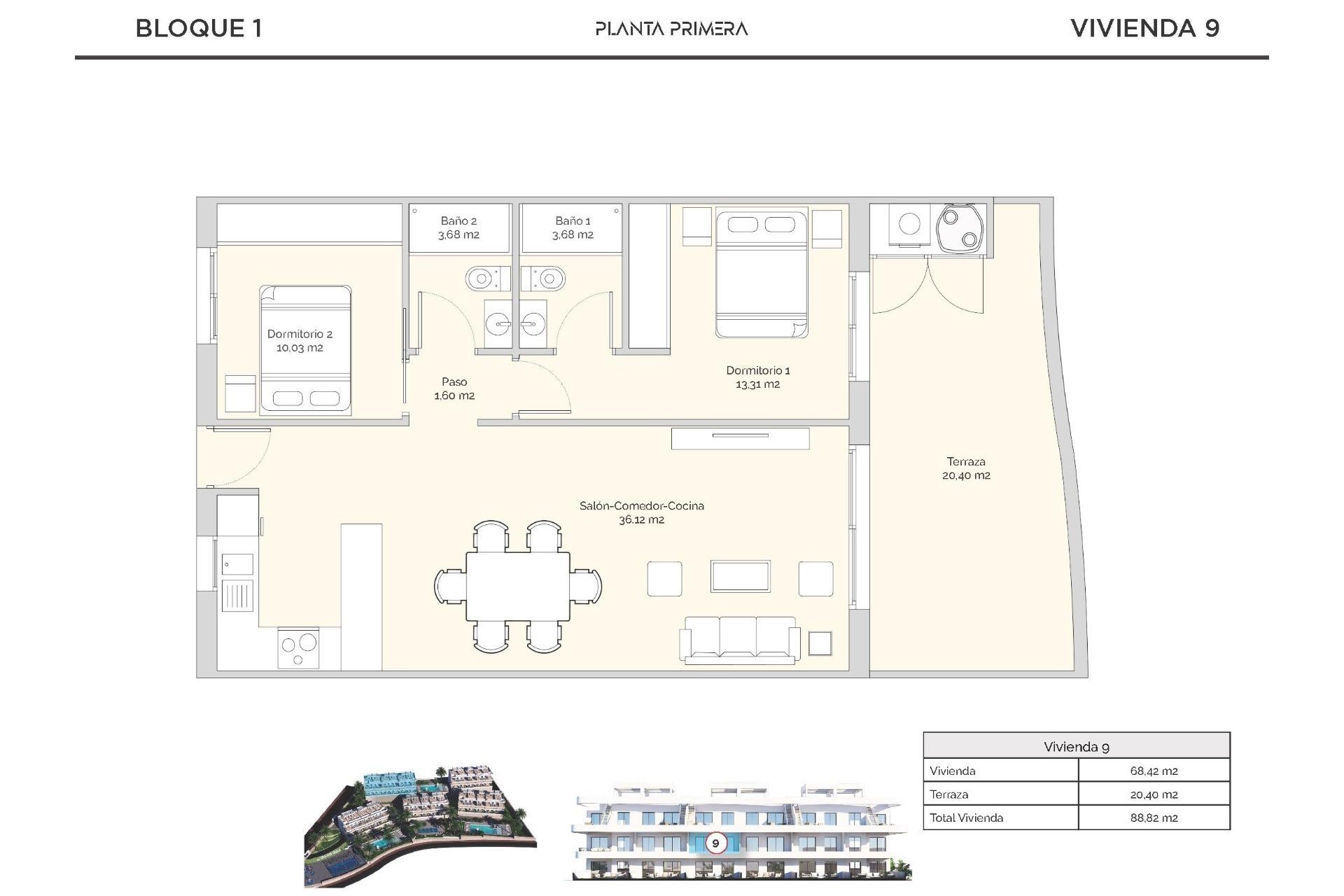 Nowa konstrukcja - Apartament - Benidorm - Puig Campana Golf