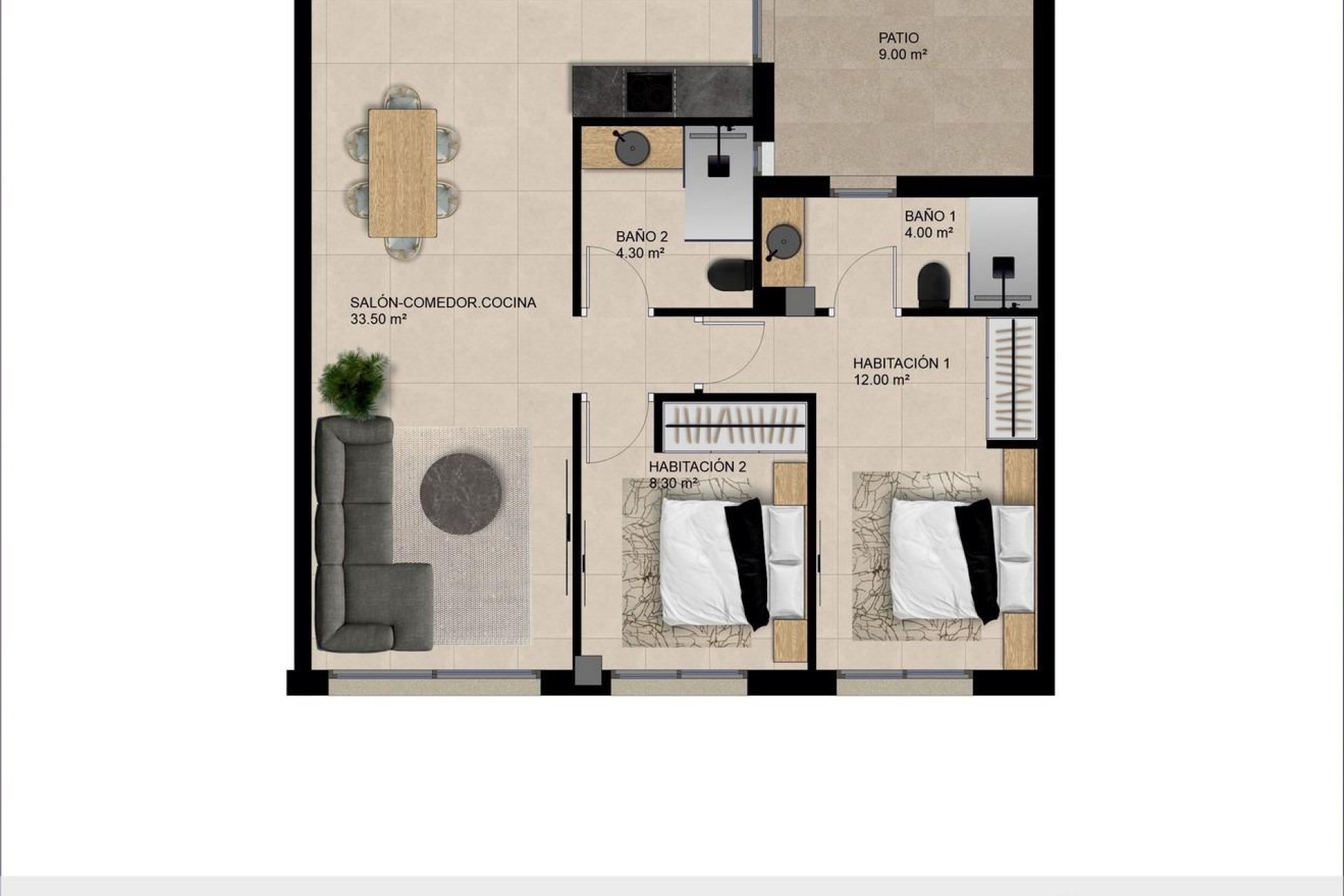 Nowa konstrukcja - Apartament - Catral - pueblo