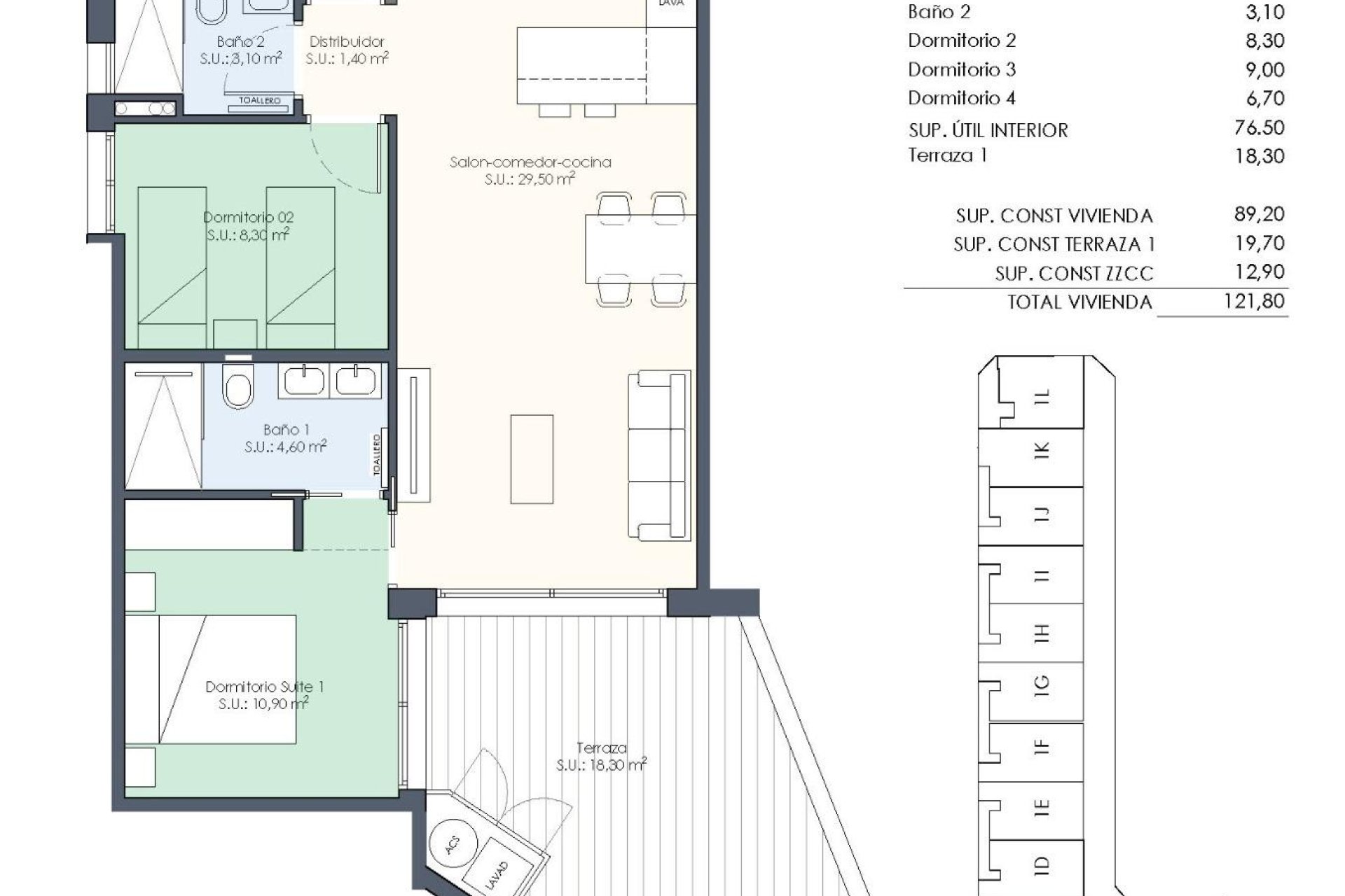 Nowa konstrukcja - Apartament - Ciudad Quesada - Pueblo