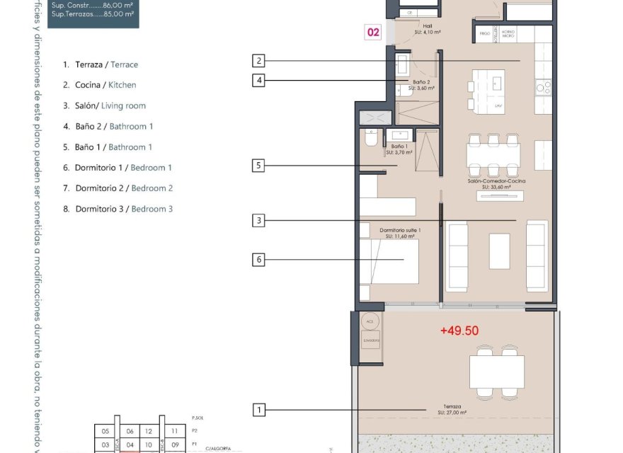 Nowa konstrukcja - Apartament - Ciudad Quesada - Pueblo