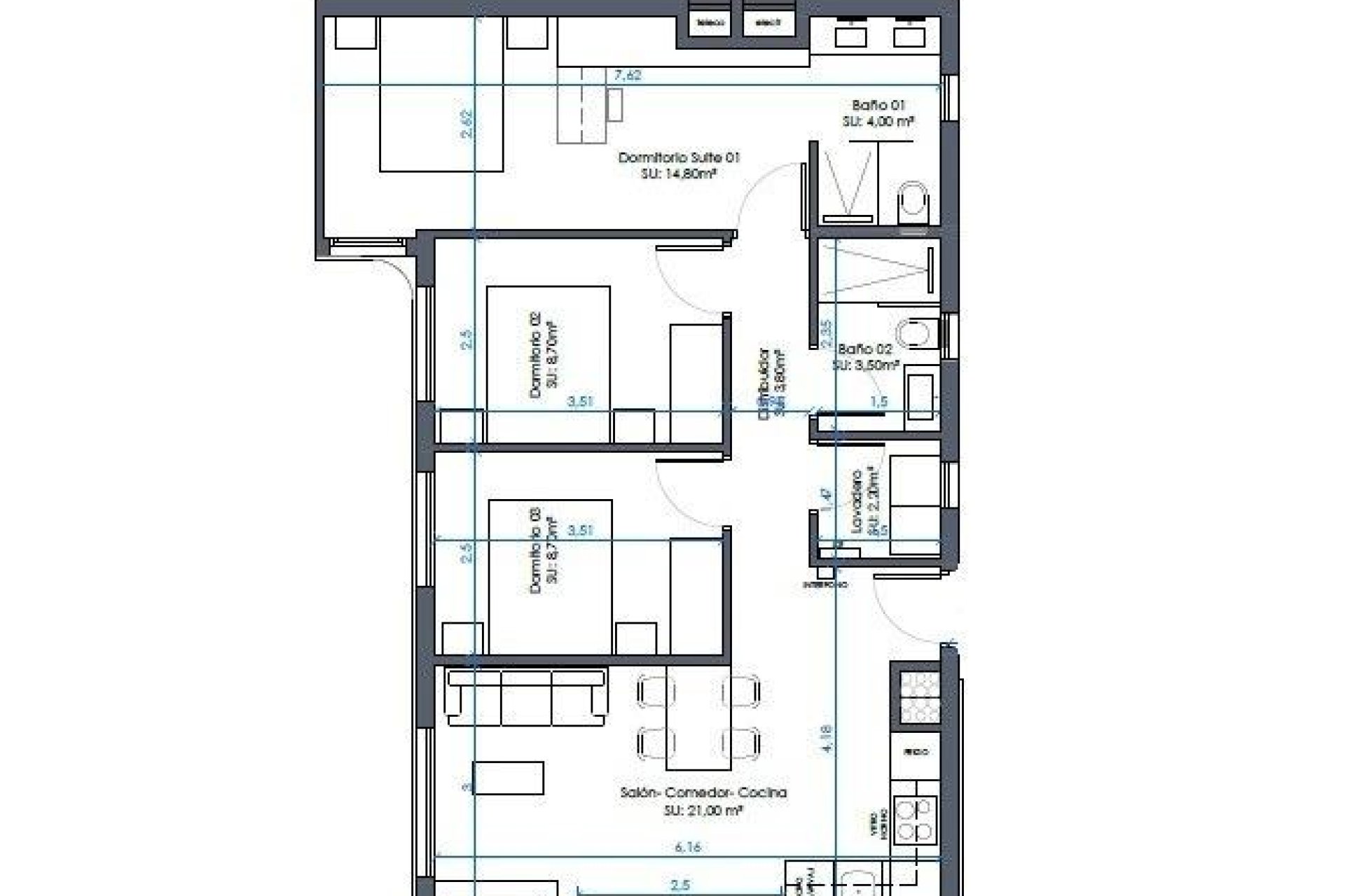 Nowa konstrukcja - Apartament - Guardamar del Segura - Camino del Puerto