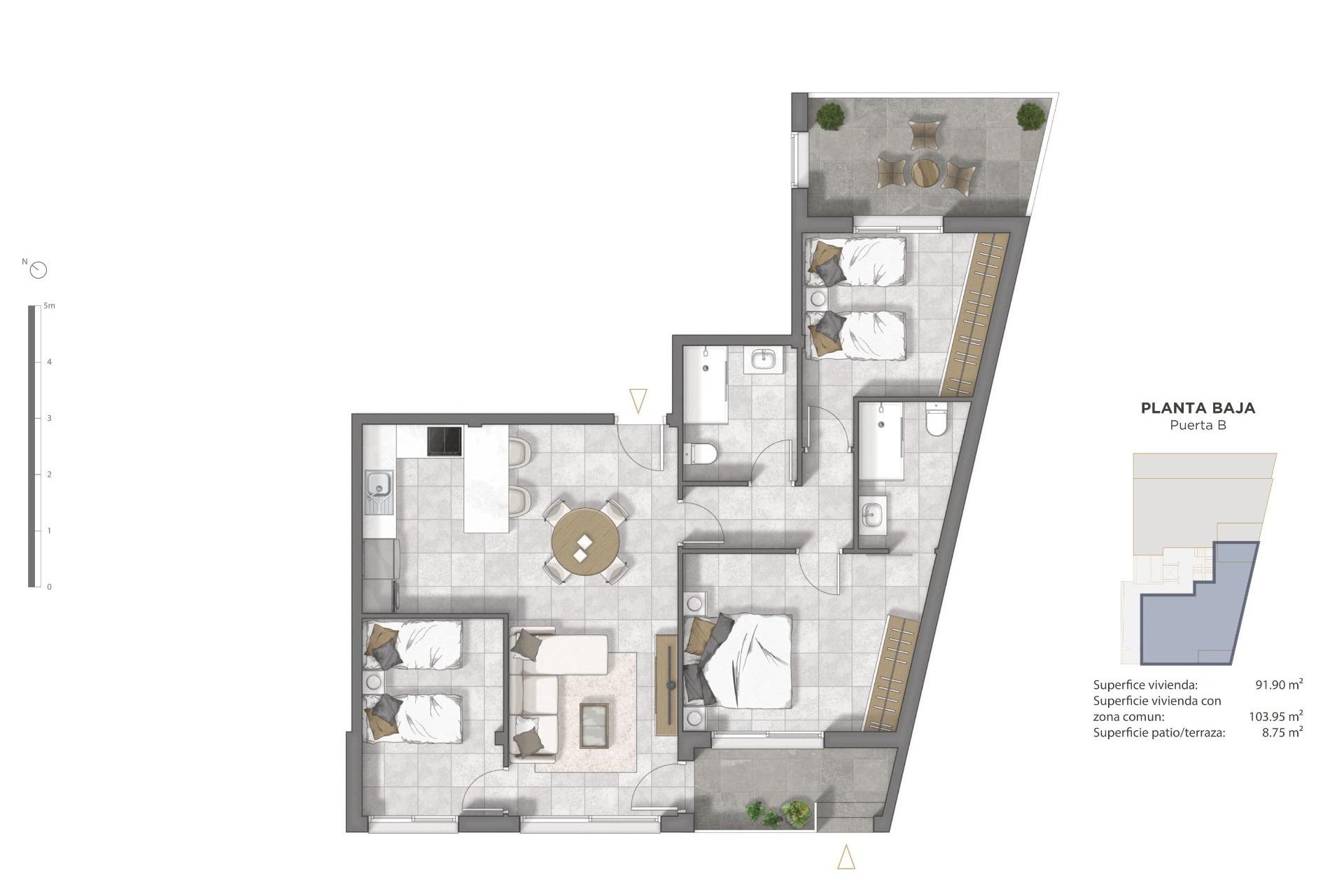 Nowa konstrukcja - Apartament - Guardamar del Segura - Pueblo