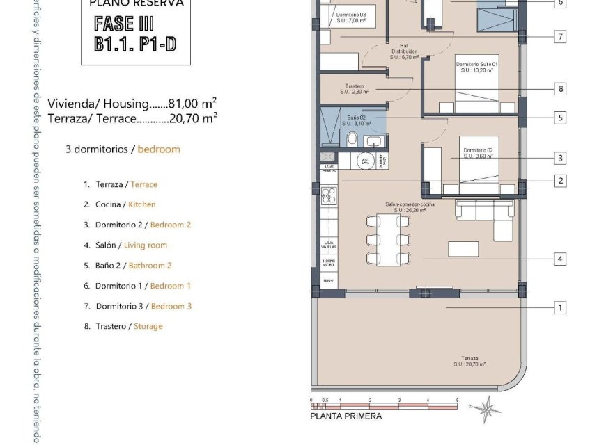 Nowa konstrukcja - Apartament - Los Alcazares - La Serena Golf