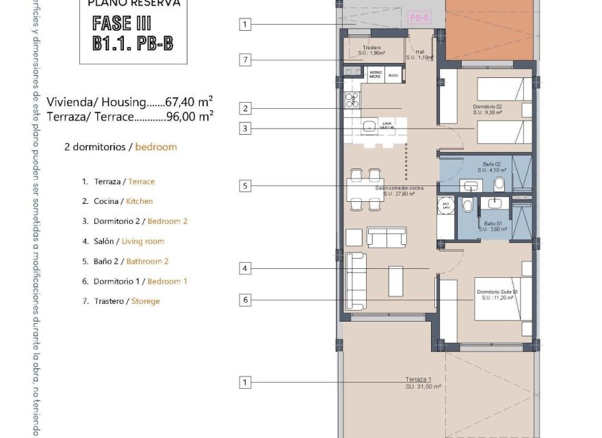 Nowa konstrukcja - Apartament - Los Alcazares - La Serena Golf