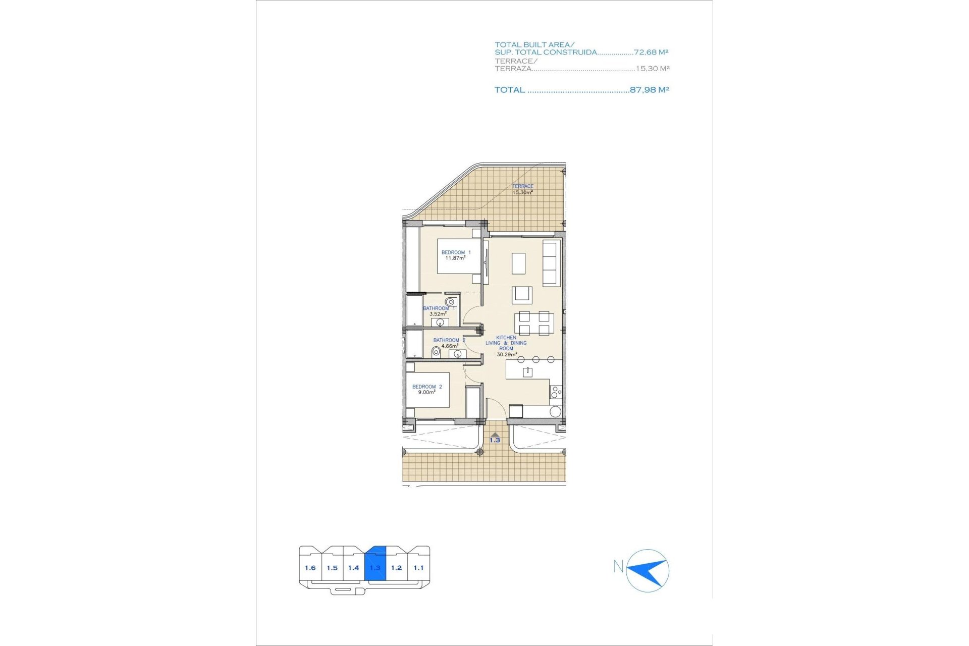 Nowa konstrukcja - Apartament - Los Alcazares - Serena Golf