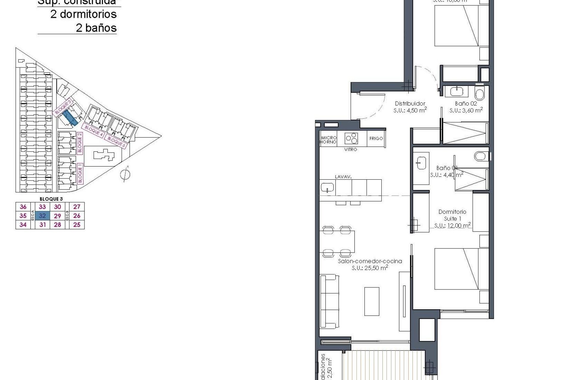 Nowa konstrukcja - Apartament - Los Alcazares - Serena Golf