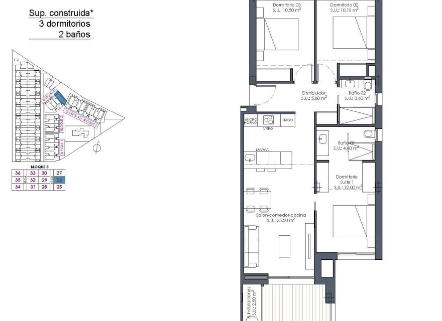 Nowa konstrukcja - Apartament - Los Alcazares - Serena Golf