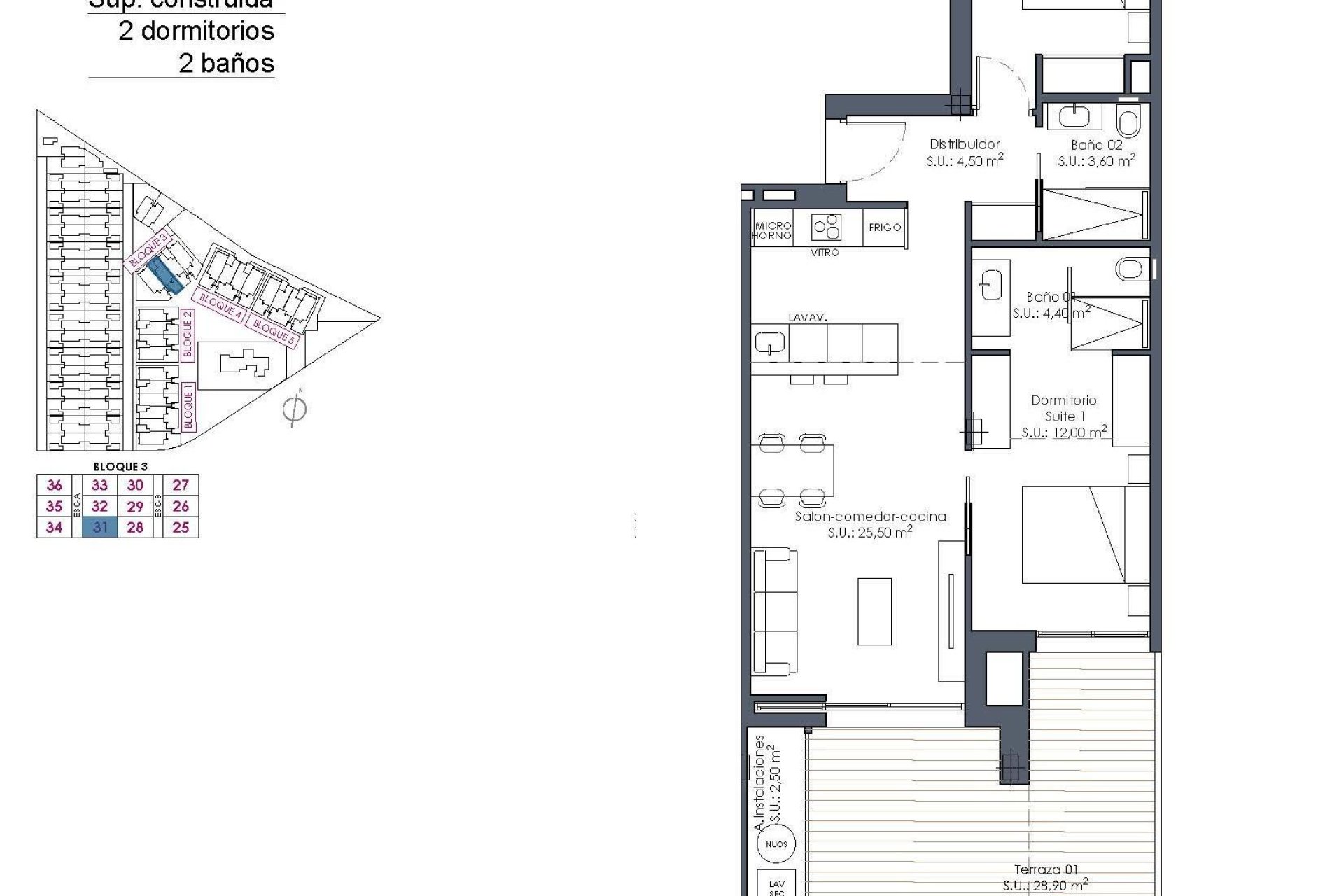 Nowa konstrukcja - Apartament - Los Alcazares - Serena Golf