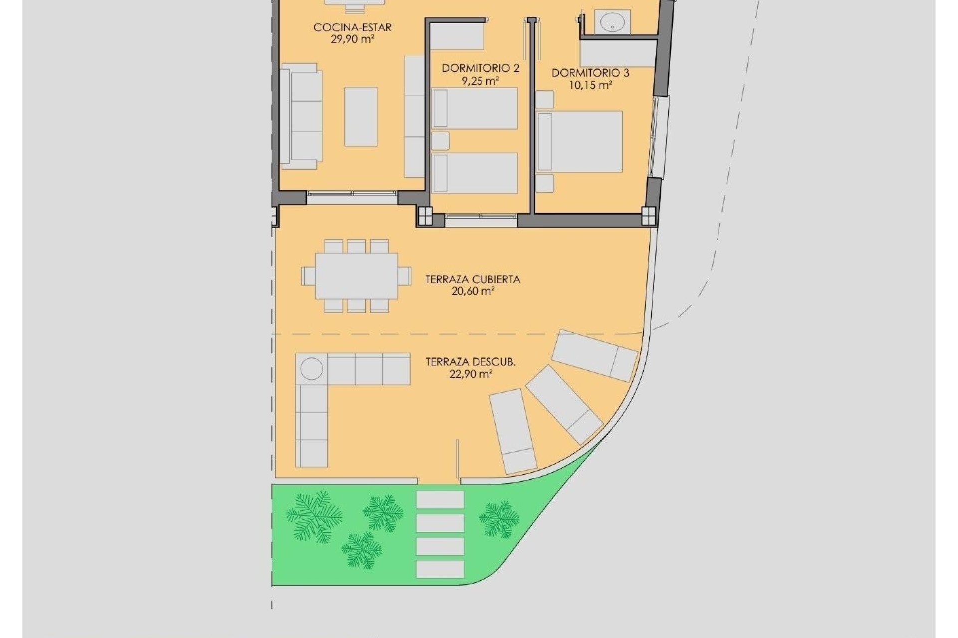Nowa konstrukcja - Apartament - Los Alcazares - Serena Golf