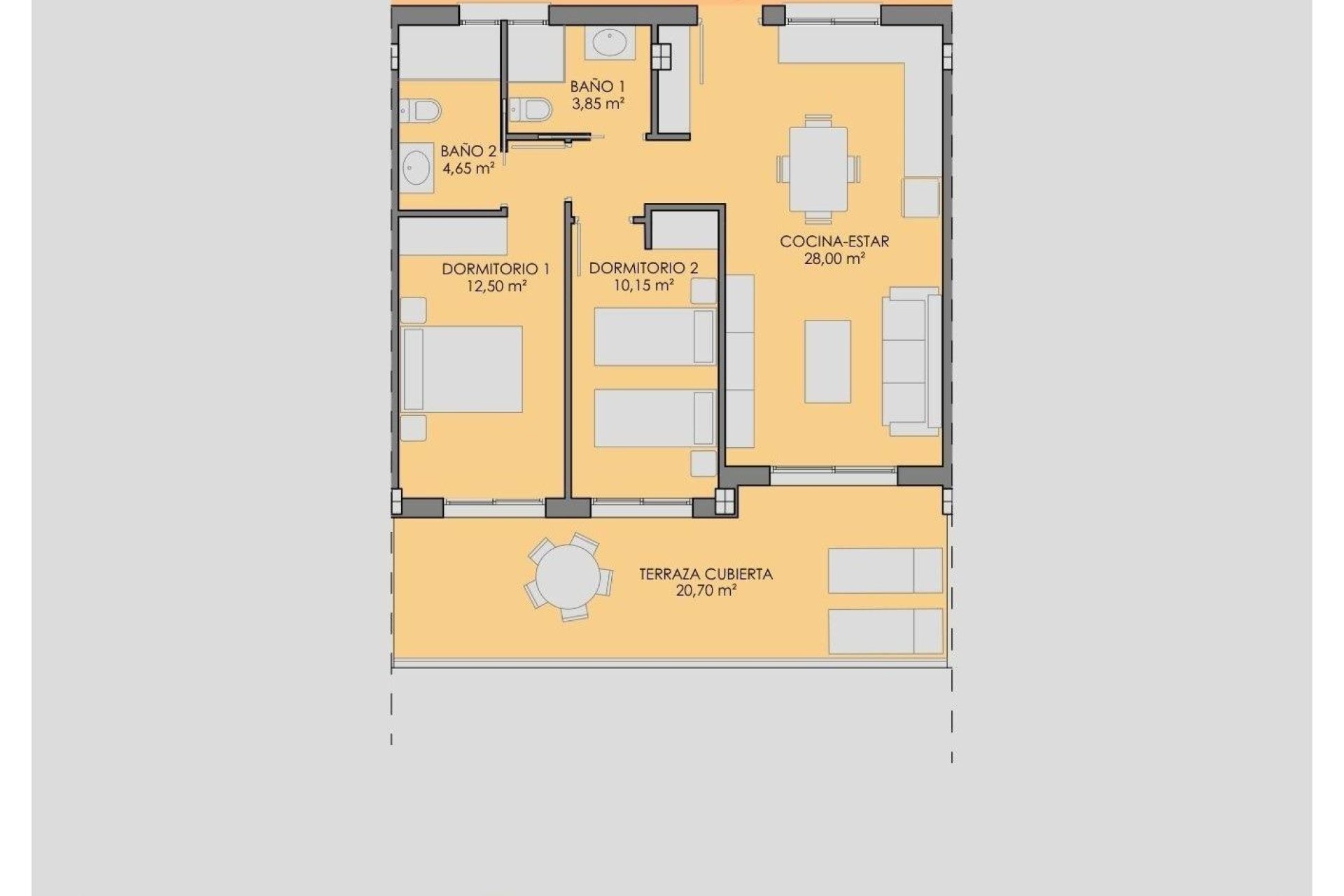 Nowa konstrukcja - Apartament - Los Alcazares - Serena Golf