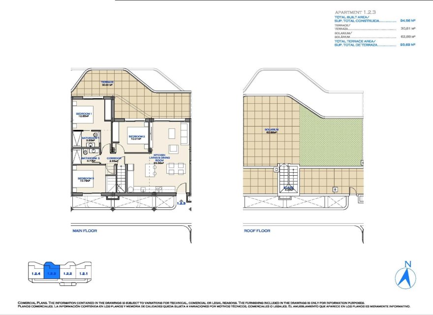 Nowa konstrukcja - Apartament - Los Alcazares - Serena Golf