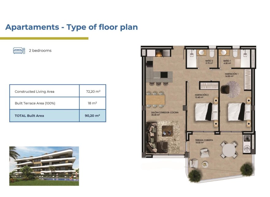 Nowa konstrukcja - Apartament - Orihuela Costa - La Ciñuelica