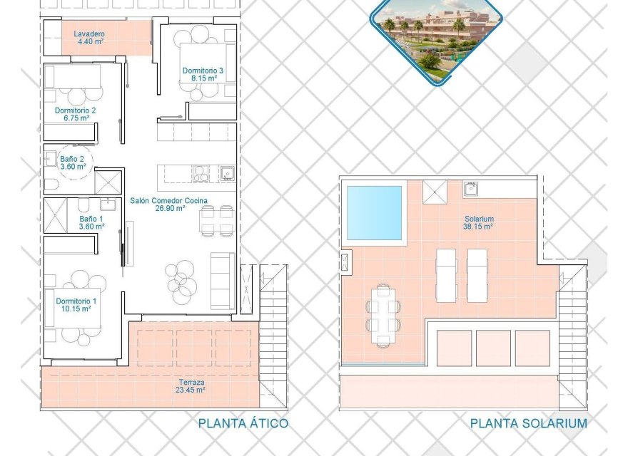 Nowa konstrukcja - Apartament - Pilar de la Horadada - Lo Monte