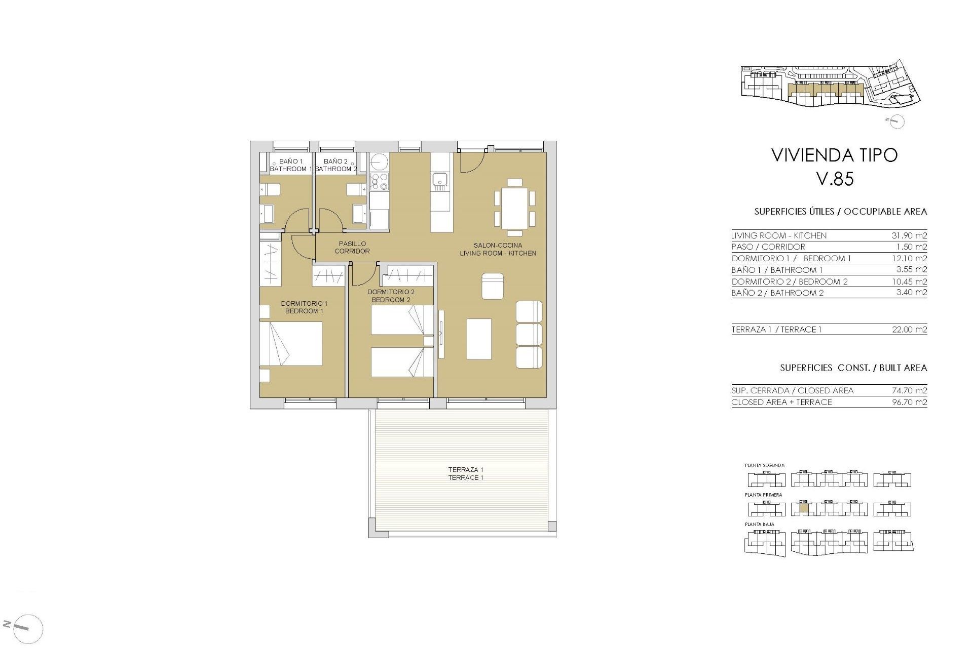 Nowa konstrukcja - Apartament - Pilar de la Horadada - Lo Romero Golf