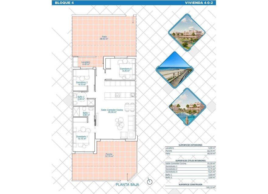 Nowa konstrukcja - Apartament - Pilar de la Horadada - Zona Pueblo