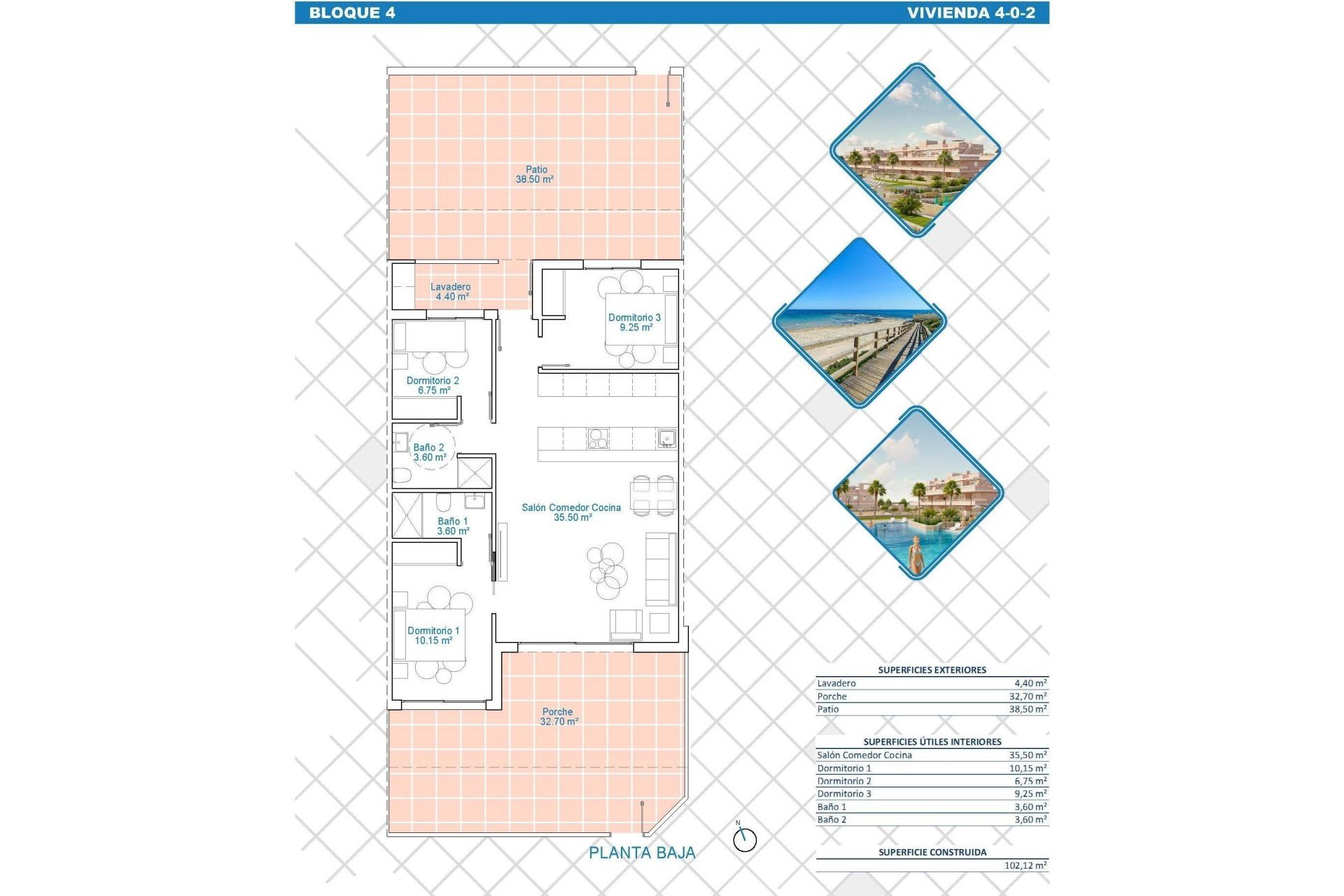 Nowa konstrukcja - Apartament - Pilar de la Horadada - Zona Pueblo