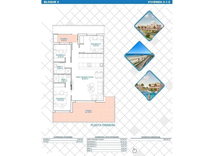 Nowa konstrukcja - Apartament - Pilar de la Horadada - Zona Pueblo