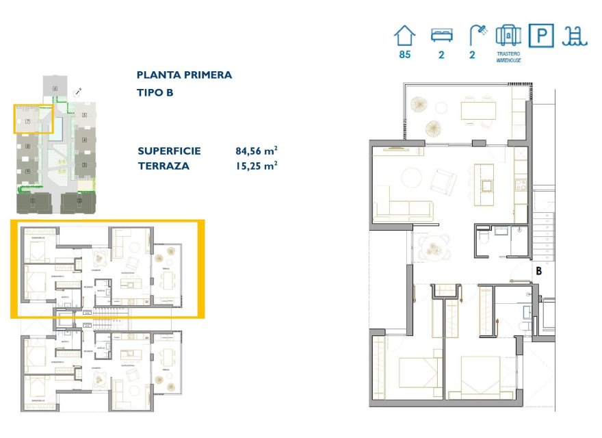 Nowa konstrukcja - Apartament - San Pedro del Pinatar - Pueblo