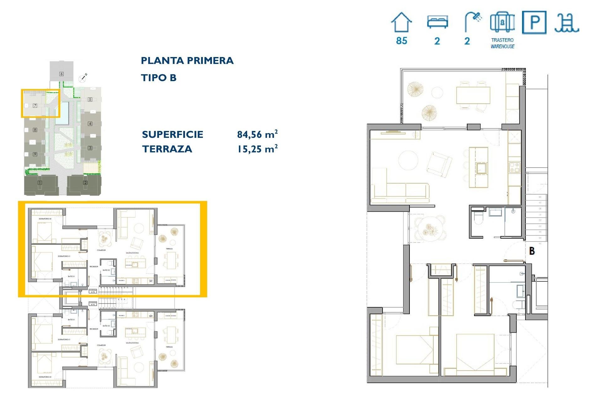 Nowa konstrukcja - Apartament - San Pedro del Pinatar - Pueblo