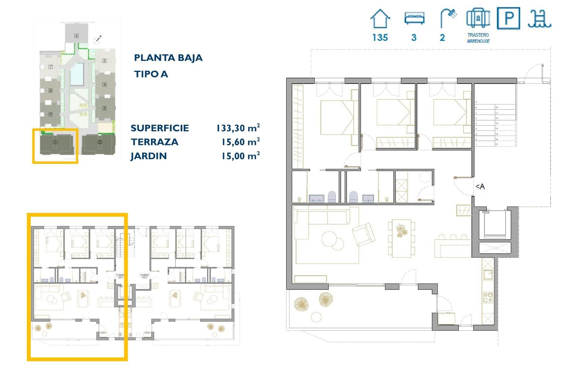 Nowa konstrukcja - Apartament - San Pedro del Pinatar - Pueblo