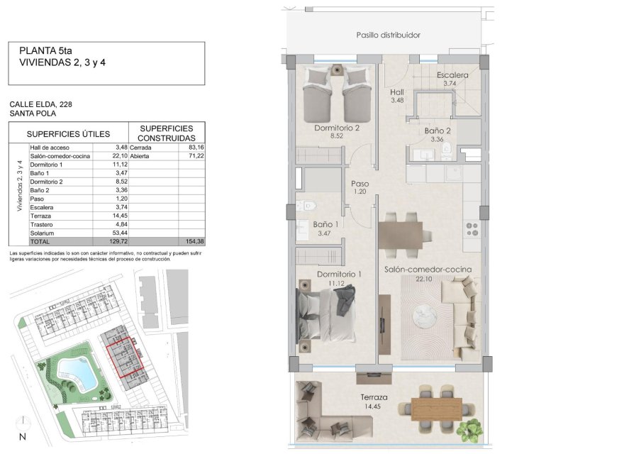 Nowa konstrukcja - Apartament - Santa Pola - Playa Tamarit