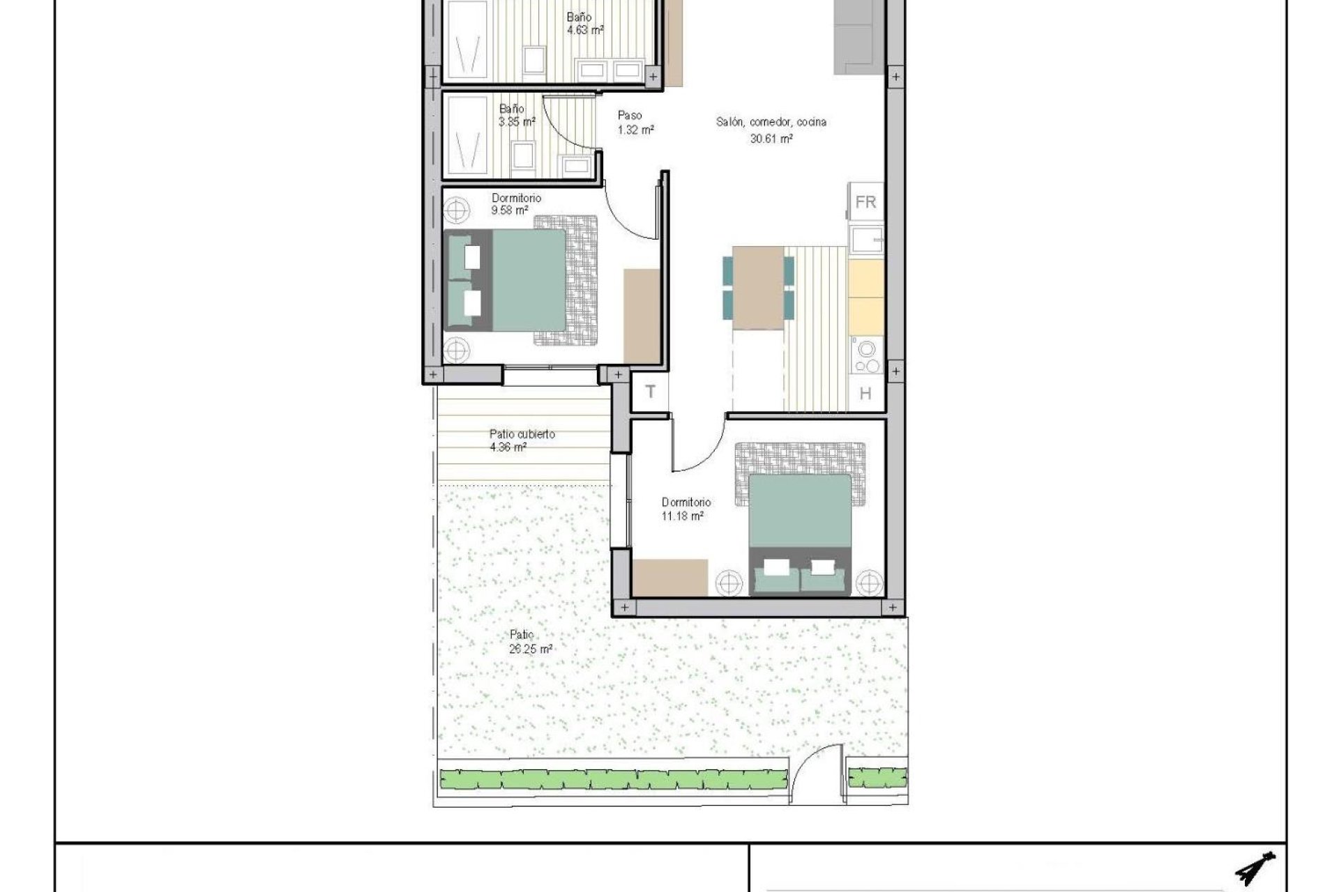 Nowa konstrukcja - Apartament - Torre Pacheco - San Cayetano
