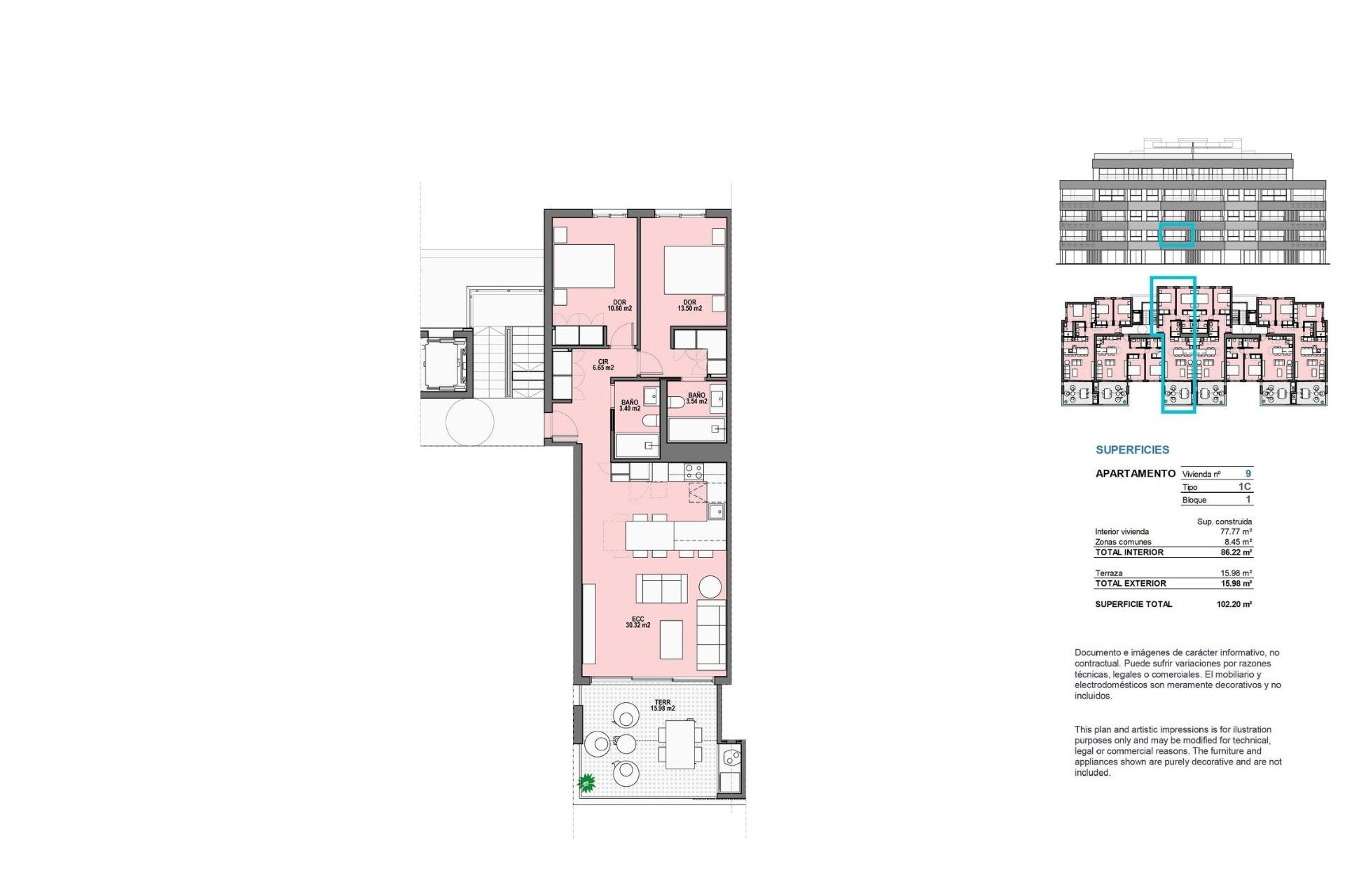 Nowa konstrukcja - Apartament - Torre Pacheco - Santa Rosalia Lake and Life Resort