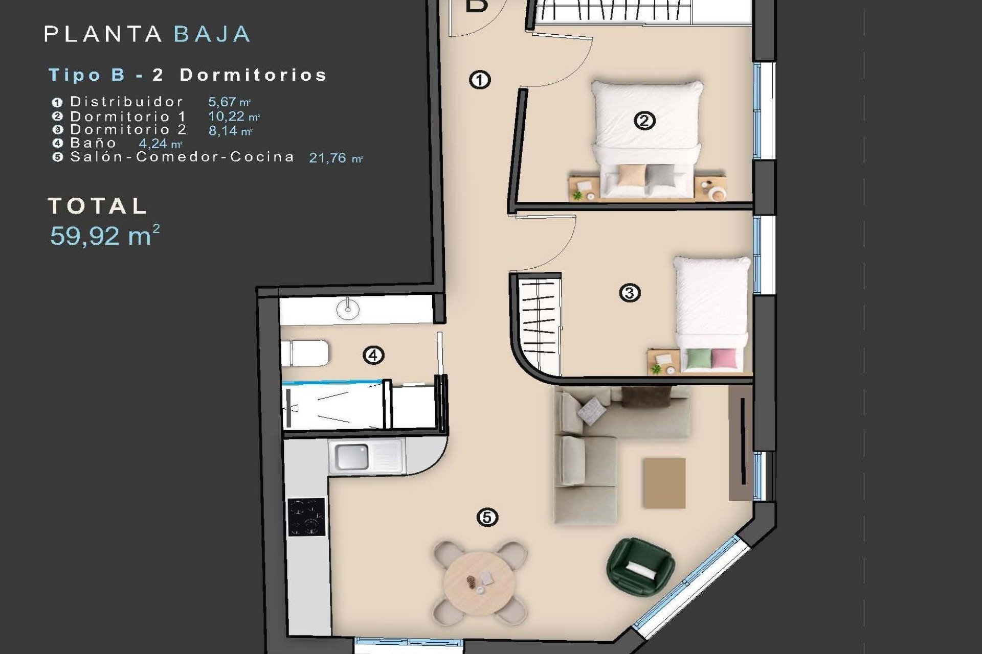 Nowa konstrukcja - Apartament - Torrevieja - Centro